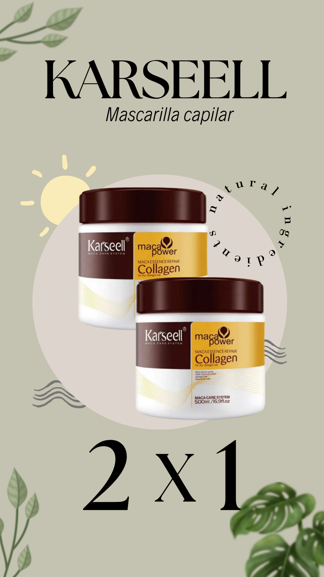 MASCARILLA CAPILAR KARSELL 2